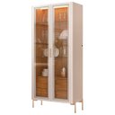 Ver imagem 1 de Cristaleira Portas de Vidro com Led Amelia 80cm D04 Freijó/off - Mpozenato