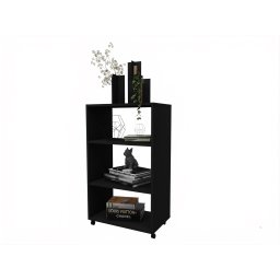 Estante Organizadora com Rodízios Cor Preto - 4
