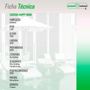 Ver imagem 2 de Cadeira de Área Externa Happy Hour de Aço e Fibra Sintética Pedra Ferro
