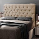 Ver imagem 7 de Cabeceira Cama Box Casal Queen Size Lylla 160cm Capitonê com Frame Suede Bege - Desk Design