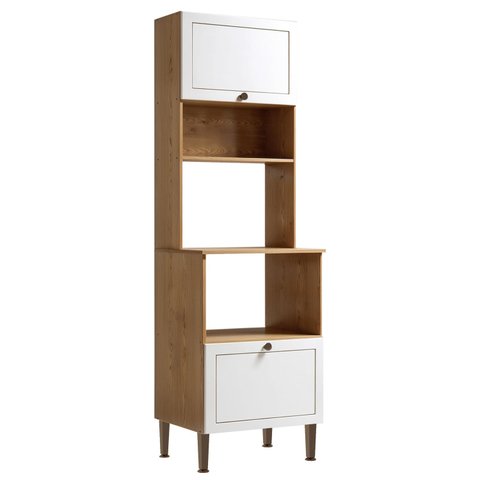 Torre Quente Dupla 100% Mdf 60cm Essencia Frise 1051 Genialflex