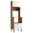 Ver imagem 1 de Torre Quente Dupla 100% Mdf 60cm Essencia Frise 1051 Genialflex