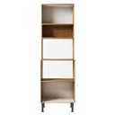 Ver imagem 2 de Torre Quente Dupla 100% Mdf 60cm Essencia Frise 1051 Genialflex