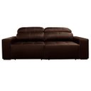Ver imagem 3 de Sofá de Couro 2 Lugares Alabama 250cm USB M06 Cor Café 490 - Amarena Móveis SOFÁ 2 LUGARES 3 LUGARES