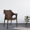 Ver imagem 3 de Cadeira para Jardim 82CMX54CM Relic Marrom/Chocolate