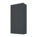 Ver imagem 2 de Guarda Roupa Ravi Mdf 3 Portas 2 Gavetas 120,5x232,2cm Grafitto 1120