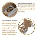 Ver imagem 3 de Cama de Solteiro com Escrivaninha Embutida para Colchão 188x88cm Multimóveis Crart-CAM003 Mel/