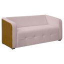 Ver imagem 3 de Sofá Orgânico Tokio 3 Lugares 195cm Bouclê Facto:bouclê Rosa Bebê
