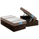 Ver imagem 1 de Cama Box Baú Solteiro: Colchão Anatômico Probel D33 / EP Guarda Costas PróIntense Double Face +