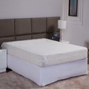 Ver imagem 1 de Capa de Colchão Viuva Solteirão 28cm com Zíper Malha Lisa 1 Peça:palha