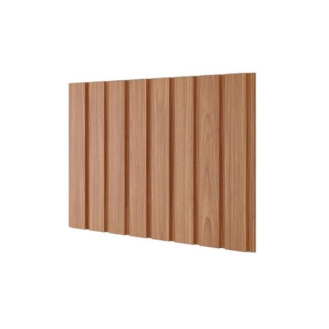 Fechamento Cozinha Modulado Painel Ripado 60cm Freijo MGM
