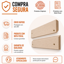 Ver imagem 6 de Suporte Invisível MDF para Cabeceiras e Painéis Mão Amiga - 500x60
