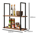 Ver imagem 3 de Prateleira Industrial Suspensa Multiuso Aurora Preta