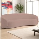 Ver imagem 1 de Sofá Amore 3 Lugares Fixo 180cm Rosa Linho Mabe Magazine