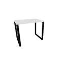 Ver imagem 1 de Mesa Escritório Reta Industrial 0,90 x 0,60 - Branco