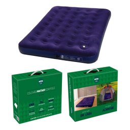 Colchão Inflável Casal com Inflador Acoplado Multiuso - Mor Cor Azul - 4