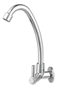Ver imagem 1 de Torneira Cozinha Parede Bica Móvel ABS Cromado 1068 C-72:Prateado
