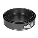 Ver imagem 4 de Jogo 3 Formas Bolo Torta Assadeira Preta Redonda Fundo Removível Antiaderente