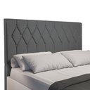 Ver imagem 1 de Cabeceira Estofada para Cama Box Casal Miami de 1,40m Suede Dobuê