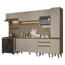 Ver imagem 2 de Armário de Cozinha Completa 300cm Crema Nice Madesa 05