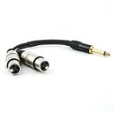 Ver imagem 1 de Cabo P10 para 2 Xlr Fêmea Mono - 1,8 Metro