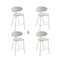 Ver imagem 3 de Kit 4 Banquetas Balcão Extremo Conforto Tecido Pilar Rivatti