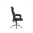 Ver mais imagens de Cadeira de Escritório Presidente Ergonômica Apoio de Braço Estofado e Encosto Alto Reimex Cor Preta