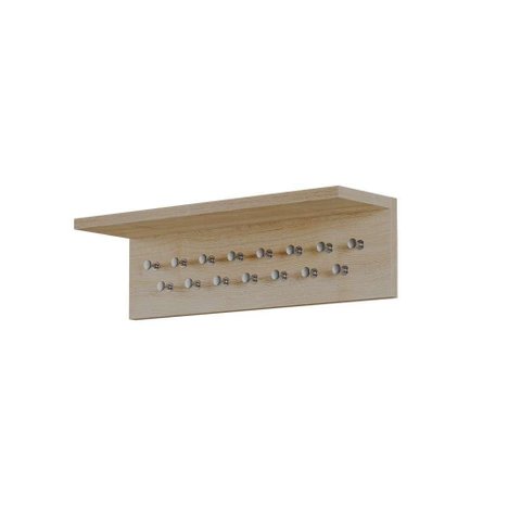 Porta Medalhas Carvalho 45cm com Suporte para Troféus