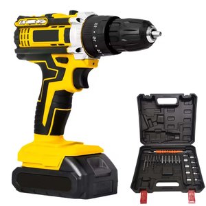 Parafusadeira Furadeira 2 Baterias Bivolt com Maleta Ferramentas Kit Broca Portatil Chaves Reforma a