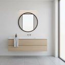 Ver imagem 6 de Espelho Redondo 40cm Moldura Alumínio Basic Reduna