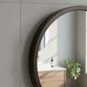 Ver imagem 3 de Espelho Redondo 40cm Moldura Alumínio Basic Reduna