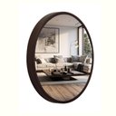 Ver imagem 2 de Espelho Redondo 40cm Moldura Alumínio Basic Reduna
