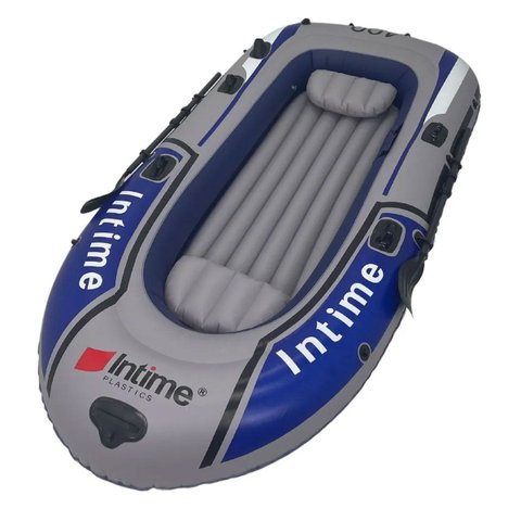 Bote Barco Inflavel Grande 4 Pessoas Intime Inflador Remo Praia Lancha Passeio Iate Jetski Mar Rio R
