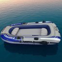 Ver mais imagens de Bote Barco Inflavel Grande 4 Pessoas Intime Inflador Remo Praia Lancha Passeio Iate Jetski Mar Rio R