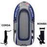 Bote Barco Inflavel Grande 4 Pessoas Intime Inflador Remo Praia Lancha Passeio Iate Jetski Mar Rio R - 7