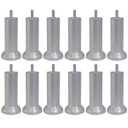 Ver imagem 1 de 12 Pés Cama Box e Cabeceira Universal Castor Gazin Ortobom Pe de 13cm Cinza