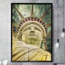 Ver imagem 1 de Quadro Decorativo Pintura Estatua da LIberdade-34x49Cm