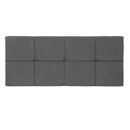Painel Cabeceira Casal 1,40cm Cinza SMF DECOR - 2