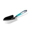 Ver imagem 1 de Pá de Mão para Jardim Larga com Cabo Plástico Azul Tiffany/preta Atlas