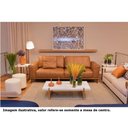 Ver imagem 2 de Mesa Centro Itapoá Laca Branca Brilhante com Amêndoa 120cm - 68467