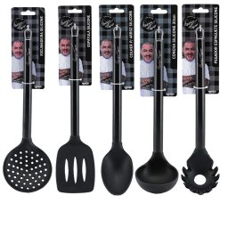 Kit 5 Colheres Silicone Premium Black Henrique Fogaça - Tuut - 1