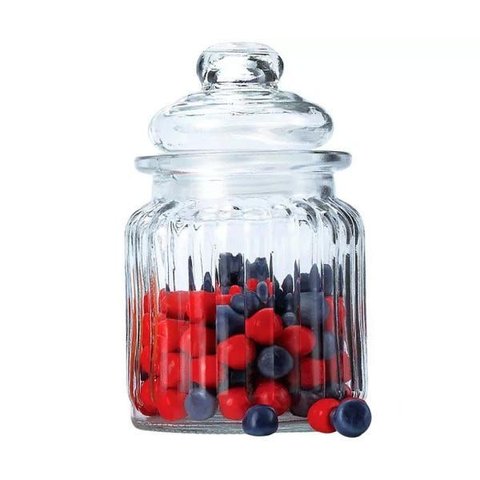 Conjunto 4 Potes Herméticos Vidro 300 Ml - Casambiente
