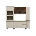 Ver imagem 3 de Cozinha Modulada Compacta 04 Peças 100% MDF com Torre Quente e Paneleiro Connect