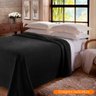 Manta Queen Cobertor Microfibra Antialérgico 2,2x2,4m Cinza Escuro - Camesa - 5