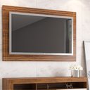 Ver imagem 5 de Painel Viero Miami e Rack Lugano de 2 portas para TV de até 42” polegadas – Imbuia/OFF White