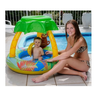 Piscina Infantil Bebê Criança 56L Inflável Com Cobertura Macaquinho Macaco 102cm Coberta - 3