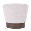 Ver imagem 4 de Poltrona Base Aço Serene Bouclé Cinza - Sallar Home