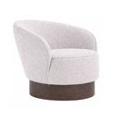 Ver imagem 1 de Poltrona Base Aço Serene Bouclé Cinza - Sallar Home
