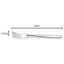 Ver imagem 3 de Faqueiro 72 Talheres Garfos Colheres Facas Churrasco Inox Restaurante Siena Mesa Posta Servir