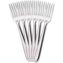 Ver imagem 4 de Faqueiro 72 Talheres Garfos Colheres Facas Churrasco Inox Restaurante Siena Mesa Posta Servir